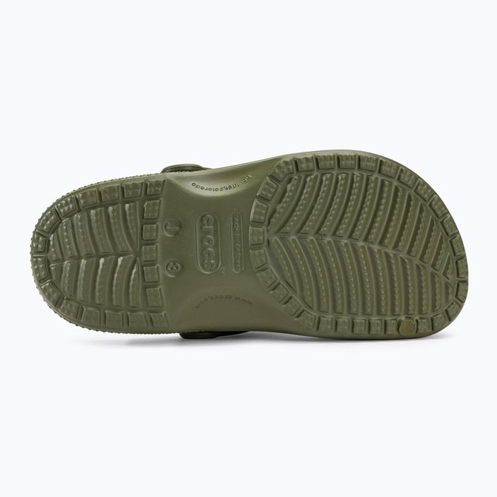 Detské šľapky Crocs Classic Clog Kids army green 5