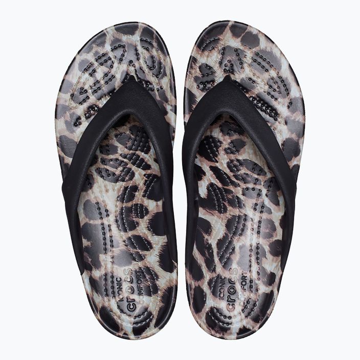 Dámske žabky Crocs Kadee II Graphic black/multi animal 11