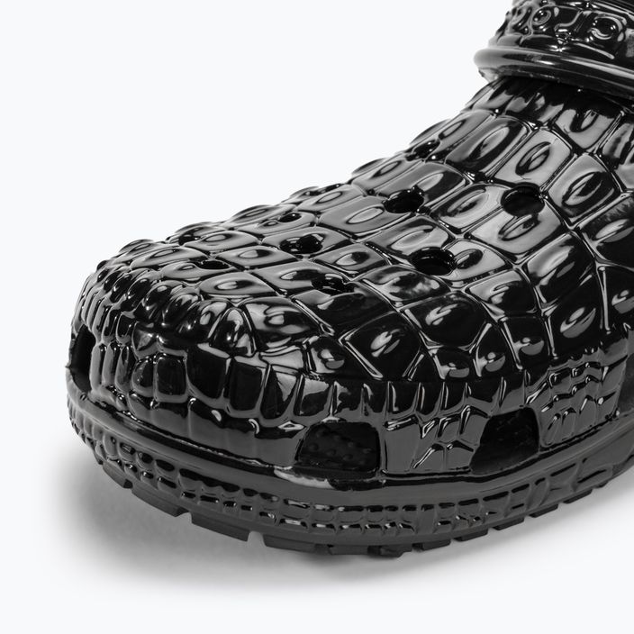 Šľapky ,sandále, Crocs Classic Metallic ,sandále, Crocskin black 8