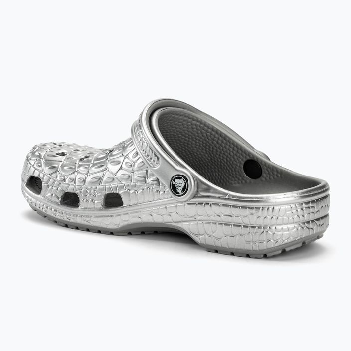 Šľapky ,sandále, Crocs Classic Metallic ,sandále, Crocskin silver 4
