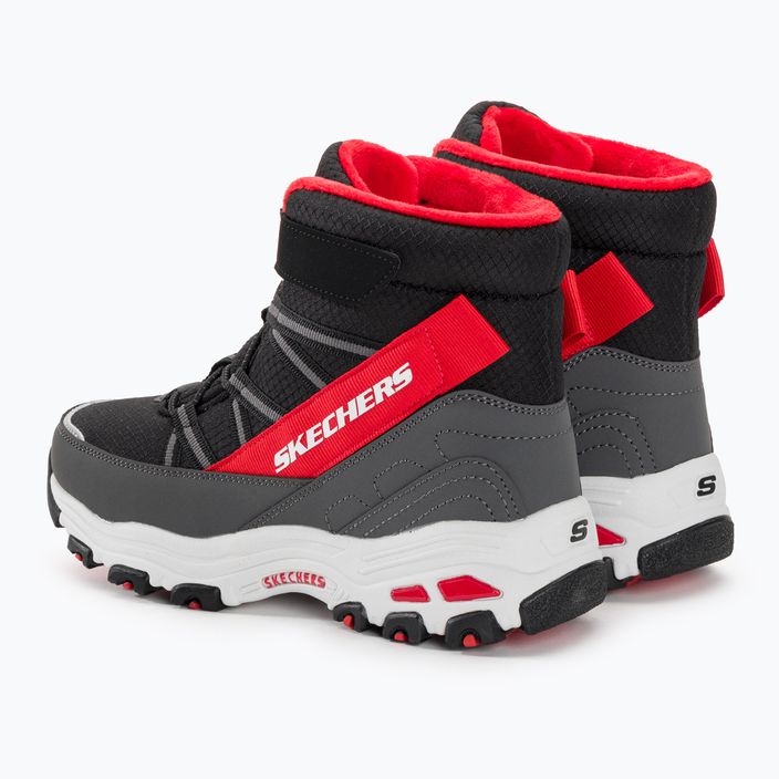 Detské trekové topánky SKECHERS D'Lites black/red 3