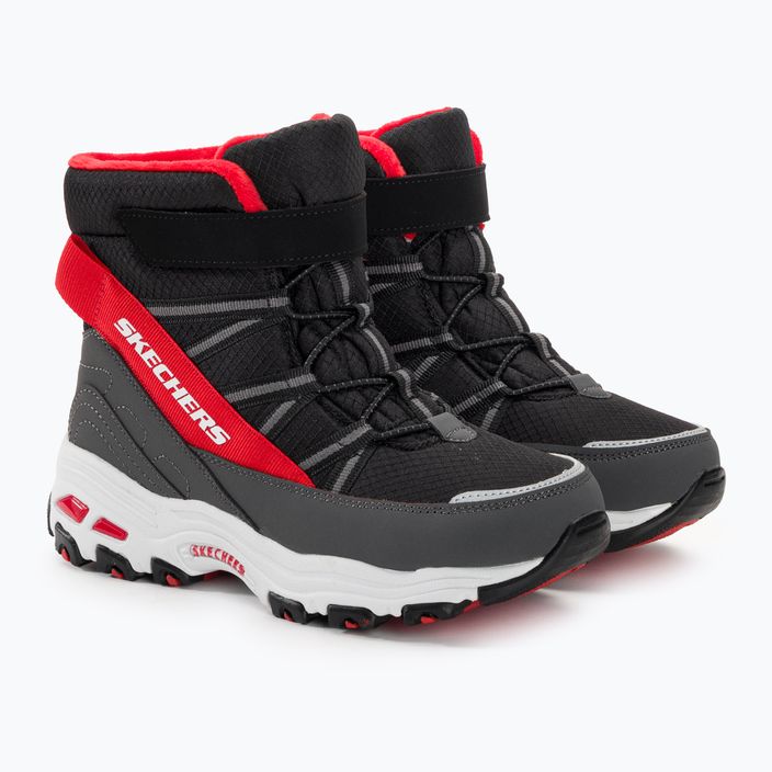 Detské trekové topánky SKECHERS D'Lites black/red 4