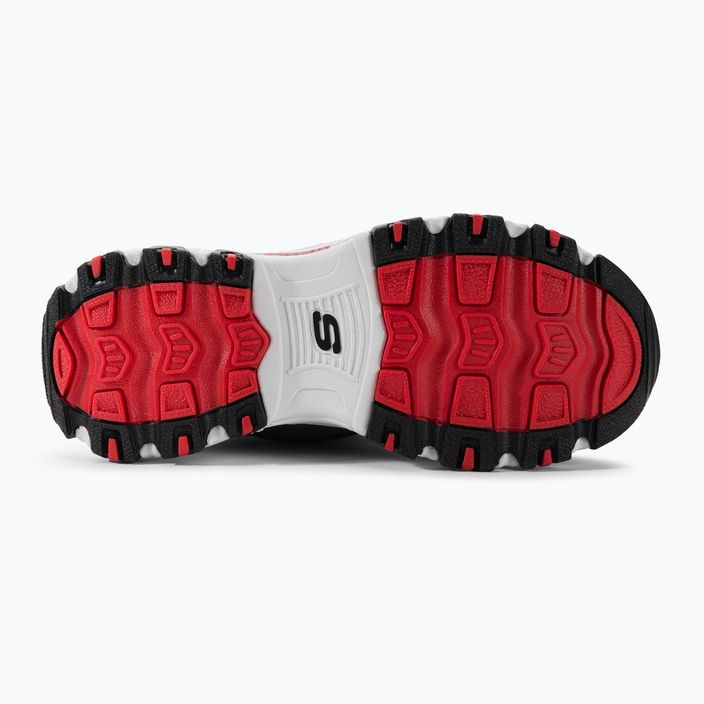 Detské trekové topánky SKECHERS D'Lites black/red 5