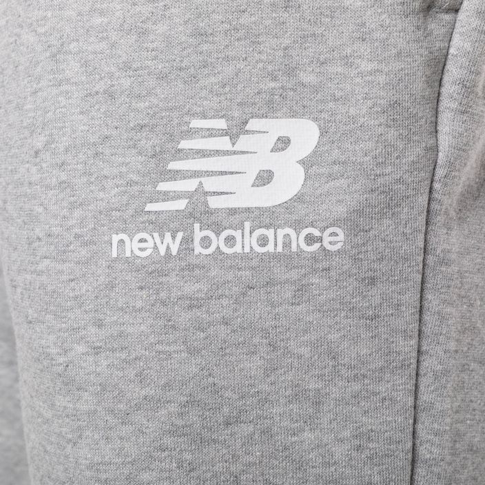 Dámske tréningové nohavice New Balance Essentials Stacked Logo French grey NBWP31530 7