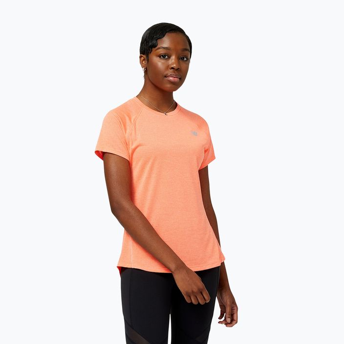 Dámske bežecké tričko New Balance Top Impact Run orange NBWT21262
