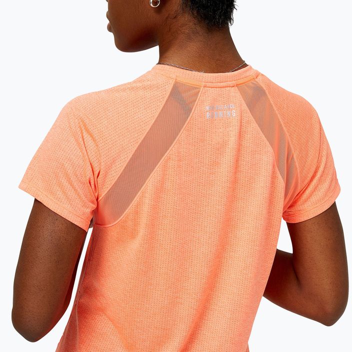 Dámske bežecké tričko New Balance Top Impact Run orange NBWT21262 4