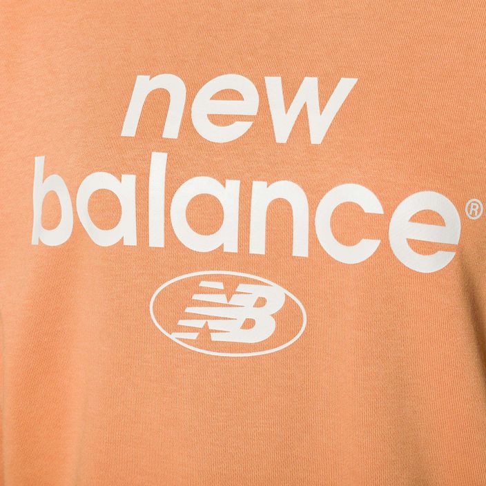 Dámska tréningová mikina New Balance Essentials Reimagined Archive French Terry Crewneck brown NBWT31508 7