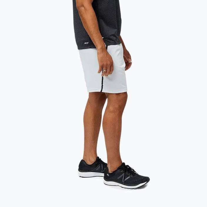 New Balance pánske futbalové tréningové šortky Tenacity white MS31127LAN 2