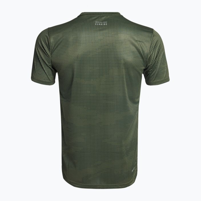 Pánske tričko New Balance Top Impact Run SS Running Shirt Green NBMT21263DON 7