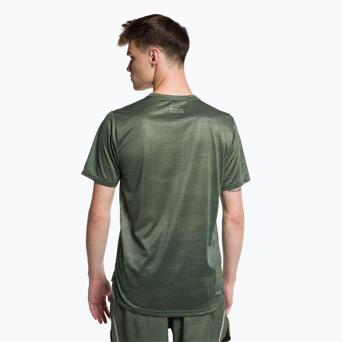 Pánske tričko New Balance Top Impact Run SS Running Shirt Green NBMT21263DON 3