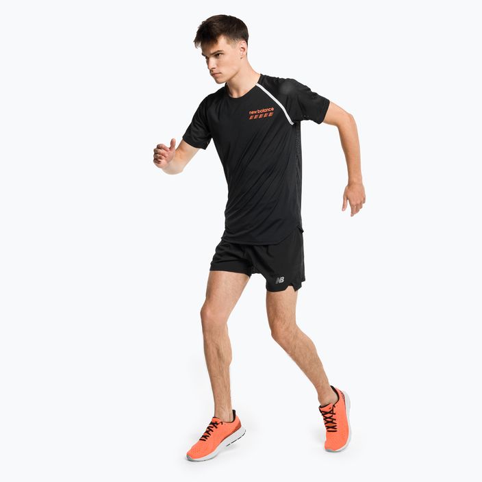 Pánske bežecké tričko New Balance Top Accelerate Pacer black MT31241BK 2