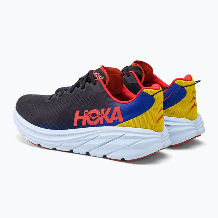 Pánska bežecká obuv HOKA Rincon 3 black-blue 1119395-BDGB 4