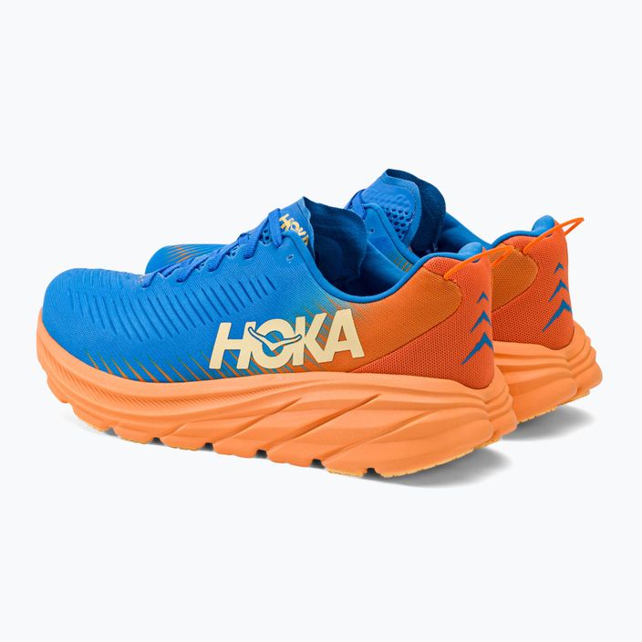 Pánska bežecká obuv HOKA Rincon 3 blue-orange 1119395-CSVO 4