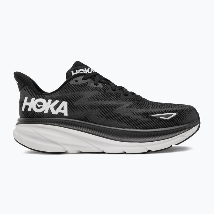 Pánska bežecká obuv HOKA Clifton 9 Wide black/white 2