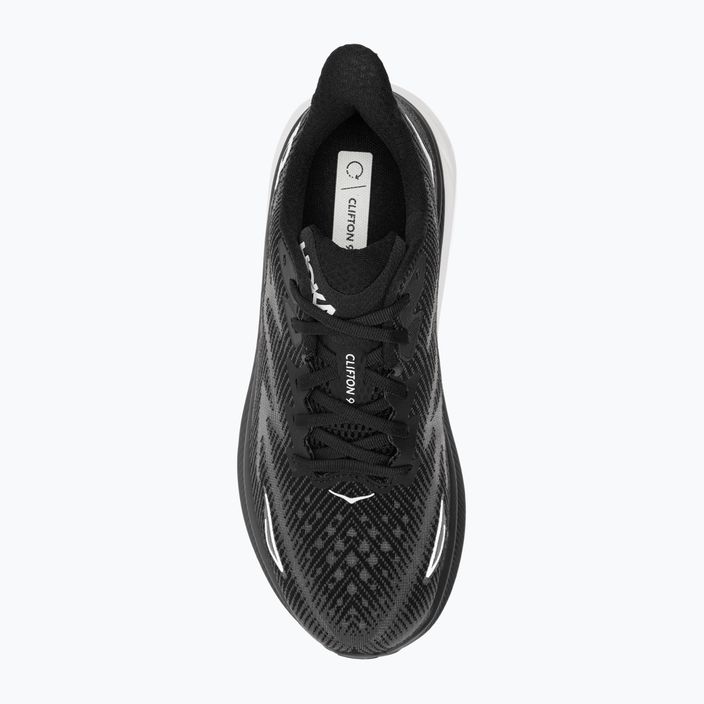 Pánska bežecká obuv HOKA Clifton 9 Wide black/white 5