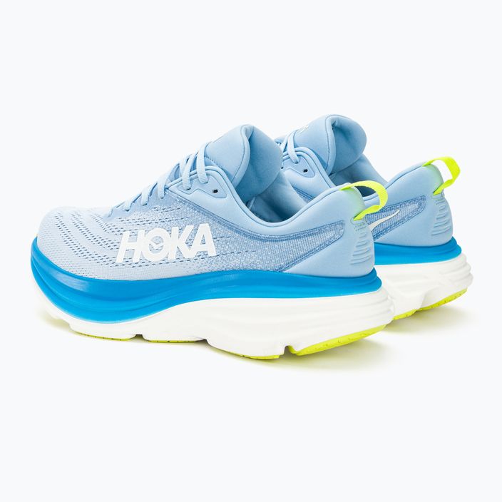 Pánska bežecká obuv HOKA Bondi 8 airy blue/diva blue 4
