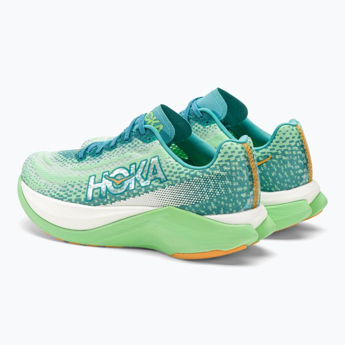Pánska bežecká obuv HOKA Mach X ocean mist/lime glow 3
