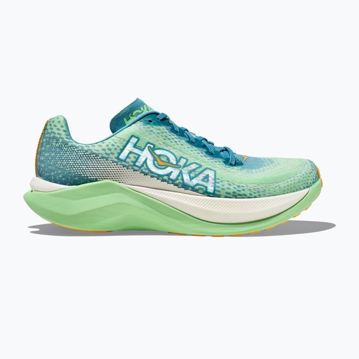 Pánska bežecká obuv HOKA Mach X ocean mist/lime glow 12