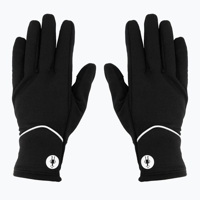 Smartwool Active Fleece trekingové rukavice čierne 3