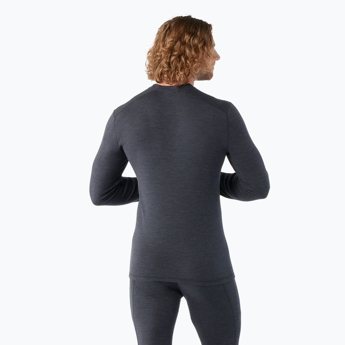 Pánske termoaktívne tričko Smartwool Thermal Merino Baselayer Colorblock Crew Boxed charcoal thermal longsleeve 2