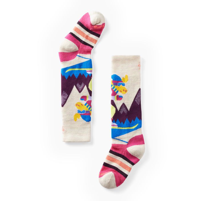 Detské ponožky Smartwool Wintersport Full Cushion Mountain Moose Pattern OTC moonbeam 2