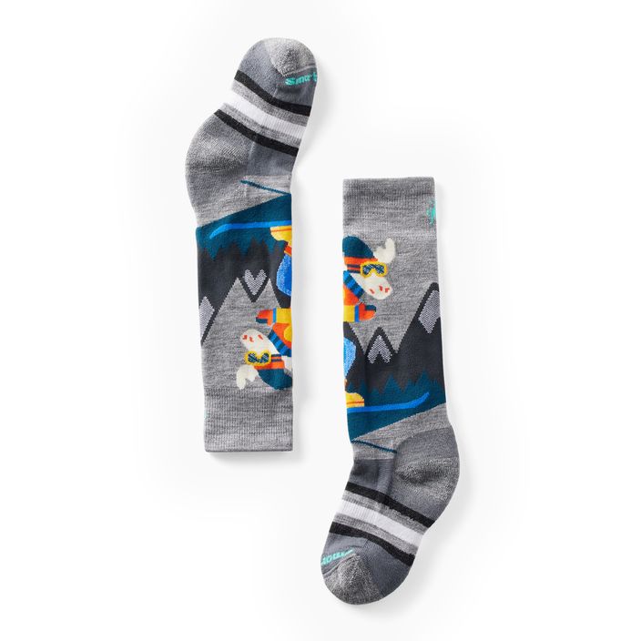 Detské ponožky Smartwool Wintersport Full Cushion Mountain Moose Pattern OTC svetlo šedé 2