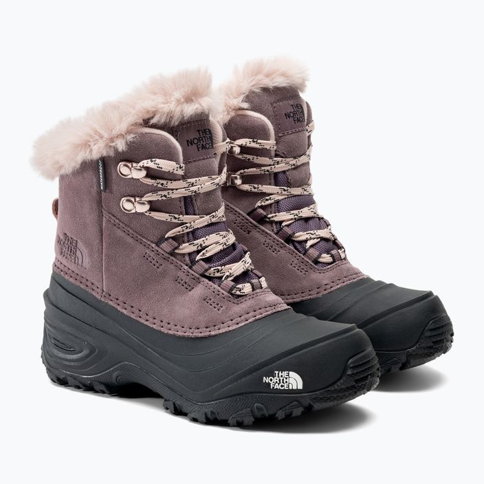 Detské snehové topánky The North Face Shellista V Lace Wp fawn grey/asphalt grey 4
