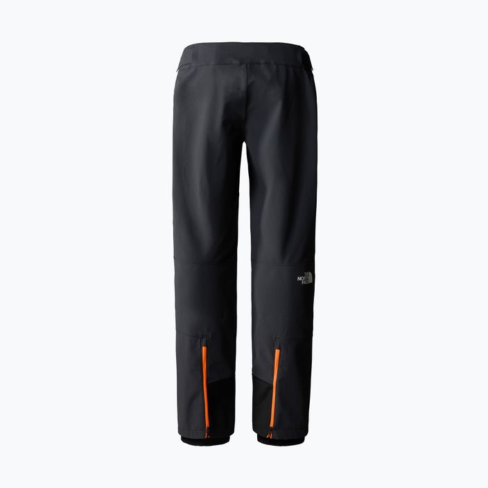 The North Face Dawn Turn Warm pánske nohavice na skydiving asfaltovo šedá/čierna/šokujúca oranžová 2