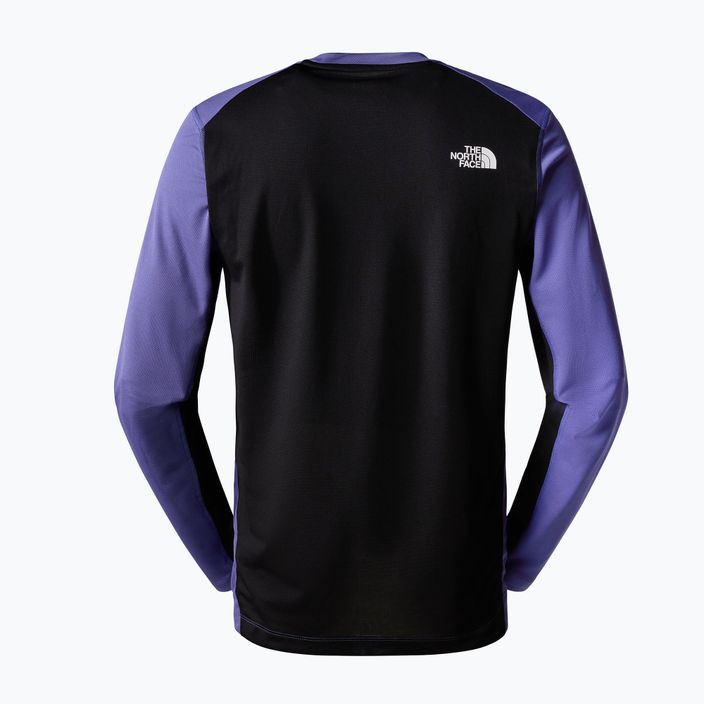 Pánske bežecké tričko s dlhým rukávom The North Face Lightbright LS cave blue/black 2