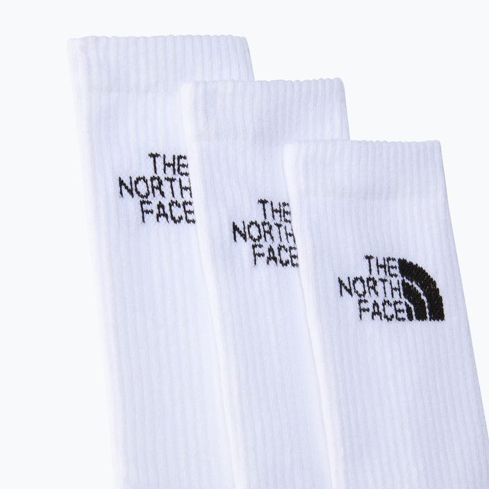 Trekingové ponožky The North Face Multi Sport Cush Crew 3párové biele 2