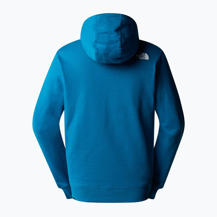 Pánska mikina The North Face Simple Dome Hoodie adriatic blue 2
