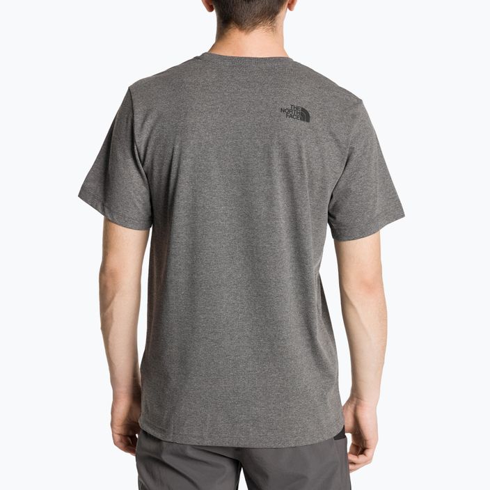 Pánske tričko The North Face Easy t-shirt tnf medium grey heather 2