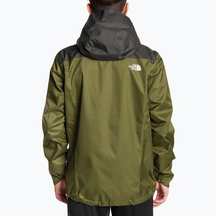 Pánska bunda do dažďa The North Face Quest Zip-In forest olive/asphalt grey 2