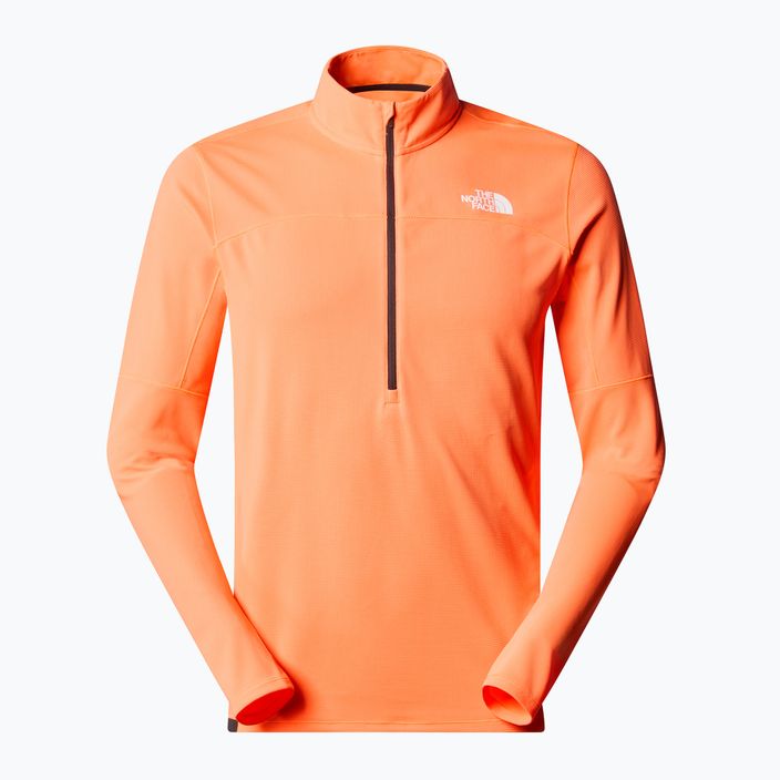 Pánska bežecká mikina The North Face Sunriser 1/4 Zip vivid flame 5