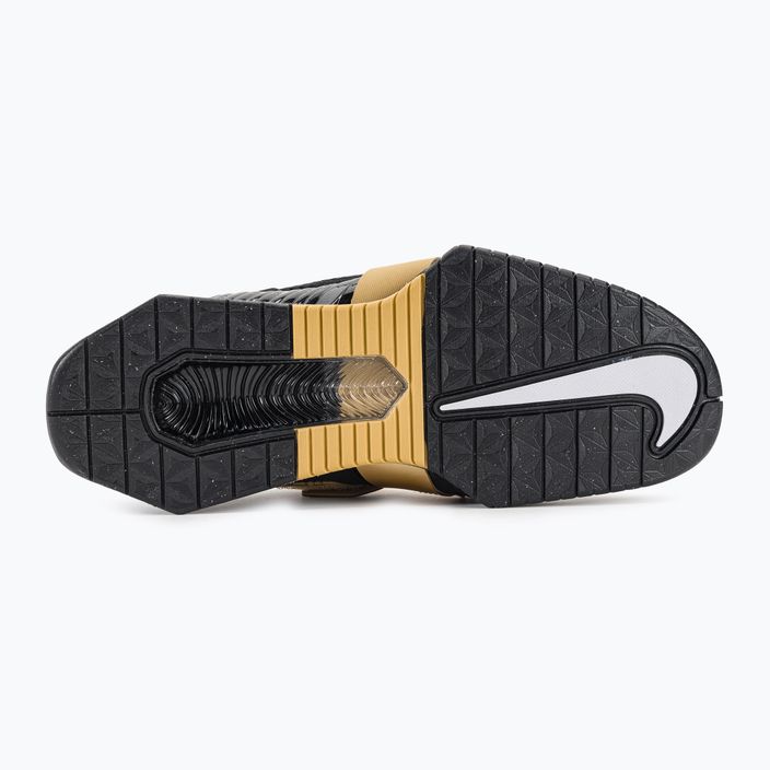 Nike Romaleos 4 black/metallic gold white vzpieračská obuv 5