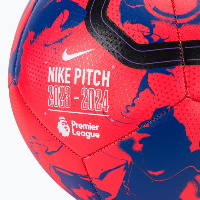 Futbalová lopta Nike Premier League Pitch university červená/kráľovská modrá/biela veľkosť 5 4