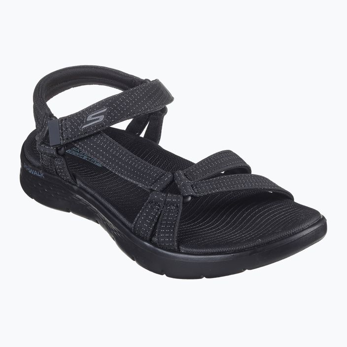Dámske sandále SKECHERS Go Walk Flex Sublime black 8