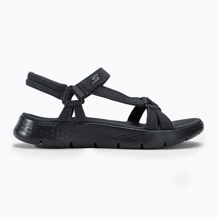 Dámske sandále SKECHERS Go Walk Flex Sublime black 2