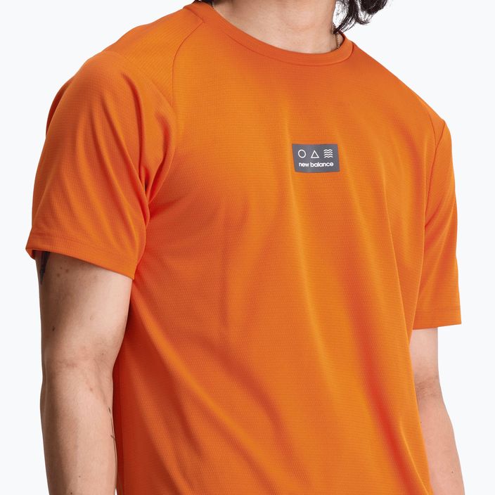 Pánske bežecké tričko New Balance Impact Run AT N-Vent cayenne 4