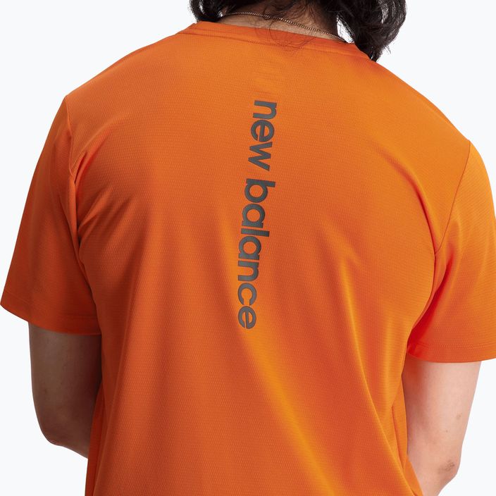 Pánske bežecké tričko New Balance Impact Run AT N-Vent cayenne 5