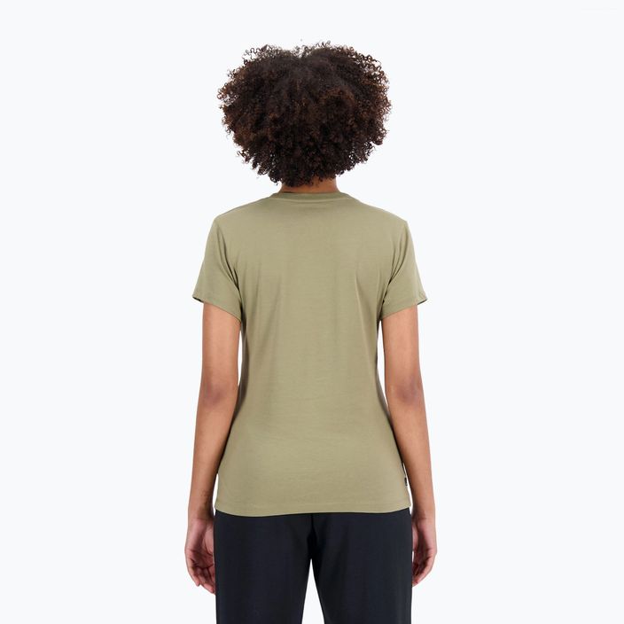 Dámske tričko New Balance Essentials Cotton Jersey green 2
