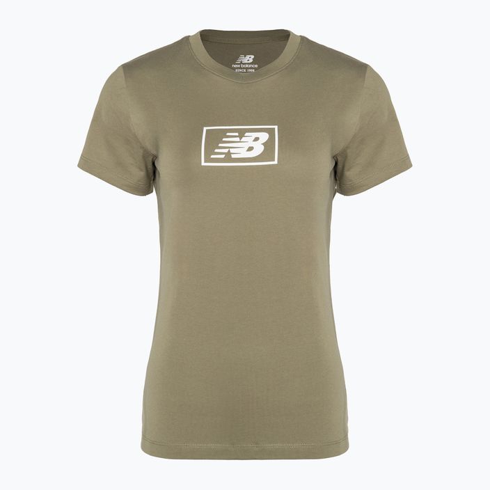 Dámske tričko New Balance Essentials Cotton Jersey green 4
