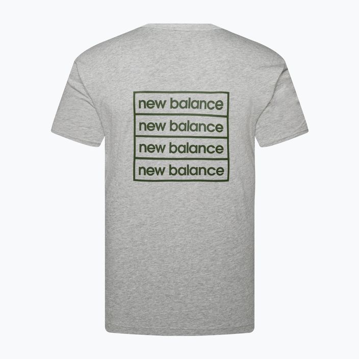 Pánske športové tričko New Balance Essentials Winter šedej farby 5