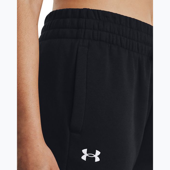 Dámske nohavice Under Armour Rival Fleece dark black/white 4