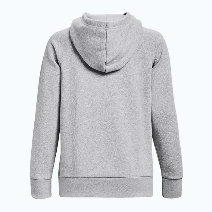 Under Armour dámska mikina Rival Fleece Hoodie mod gray light heather/white 6