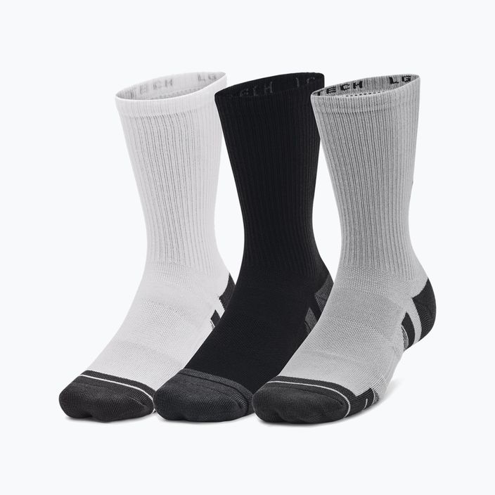 Ponožky Under Armour Performance Tech 3pk Crew mod gray/white/jet gray 10