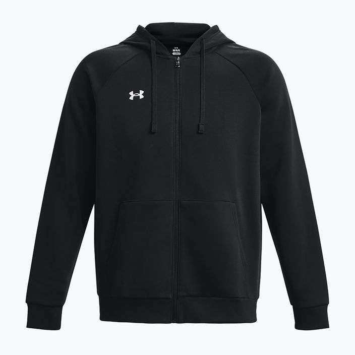 Pánska mikina Under Armour Rival Fleece FZ Black/White 6