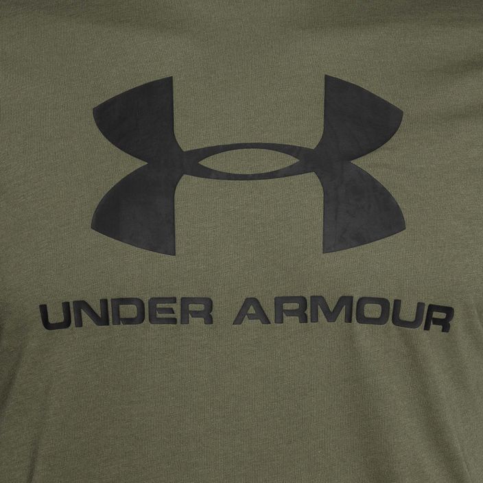 Pánske tričko Under Armour Sportstyle Logo marine od green// black 6