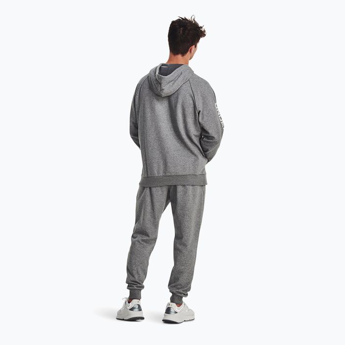 Pánska tepláková súprava Under Armour Rival Fleece Suit castlerock light heather/white 2