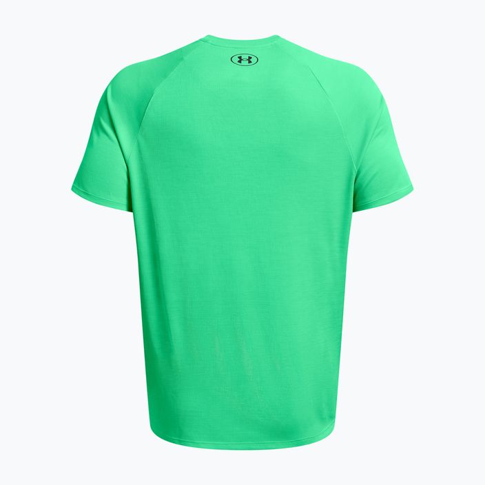 Pánske tréningové tričko Under Armour Tech Textured vapor green/black 5